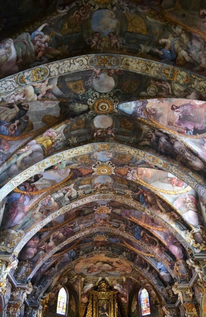 Frescos de la Iglesia de San Nicolás, en Valencia.