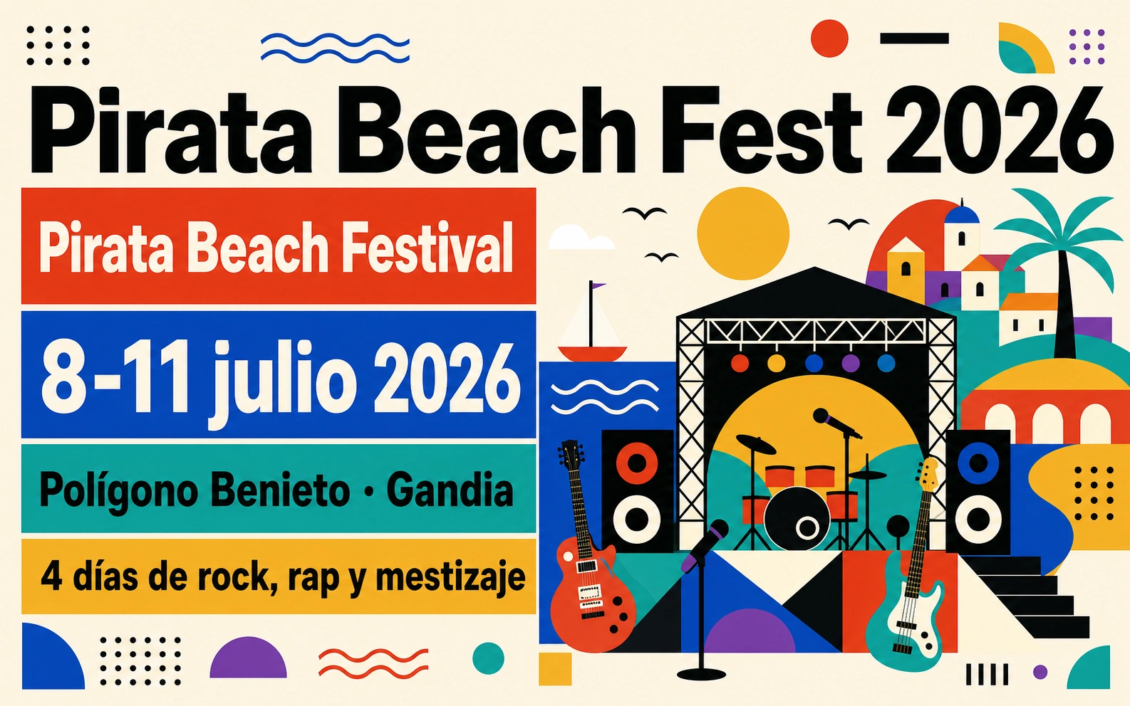 Pirata Beach Fest 2026 en Gandia