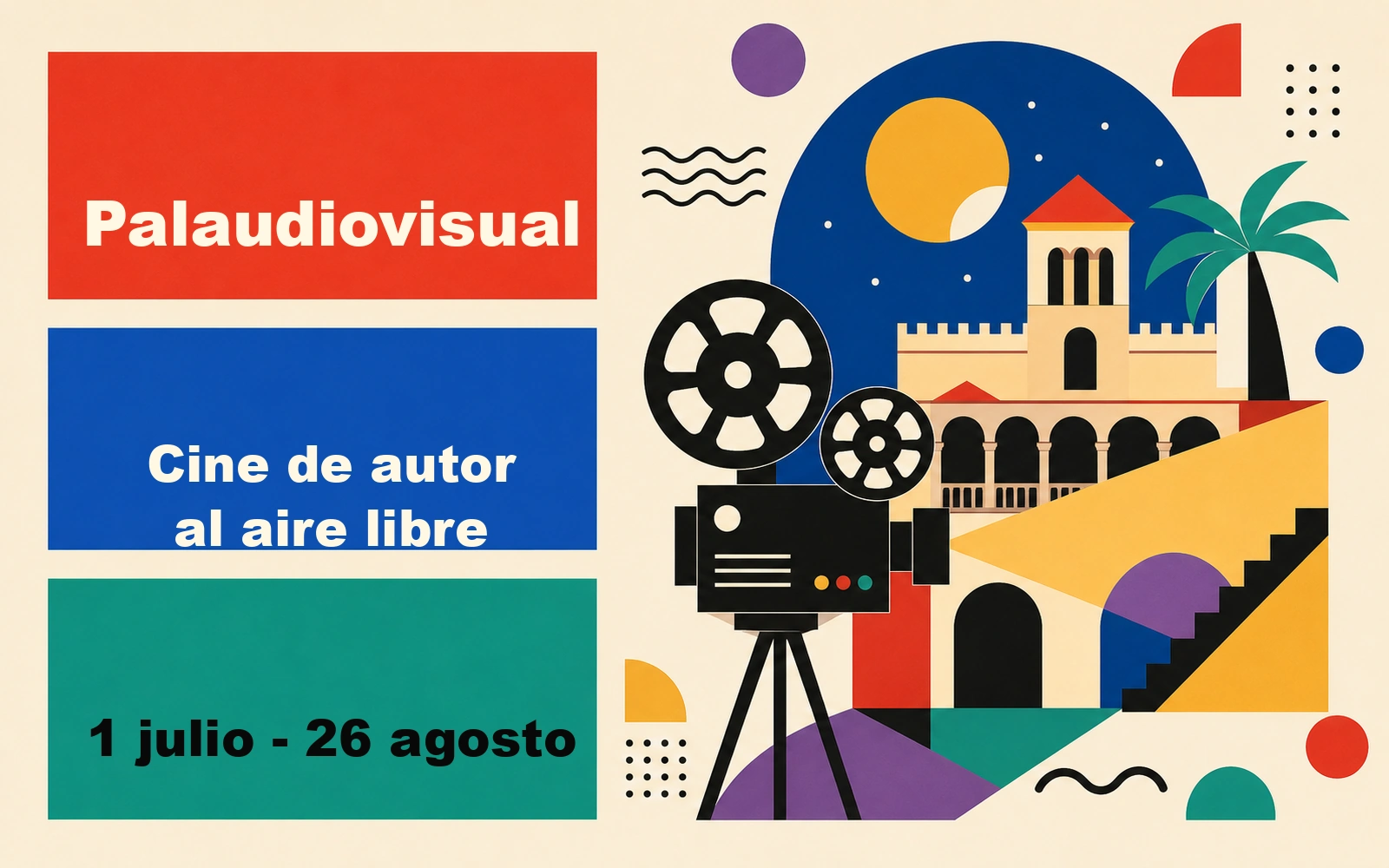 Palaudiovisual Gandia 2026: cine de autor al aire libre en el Palau Ducal