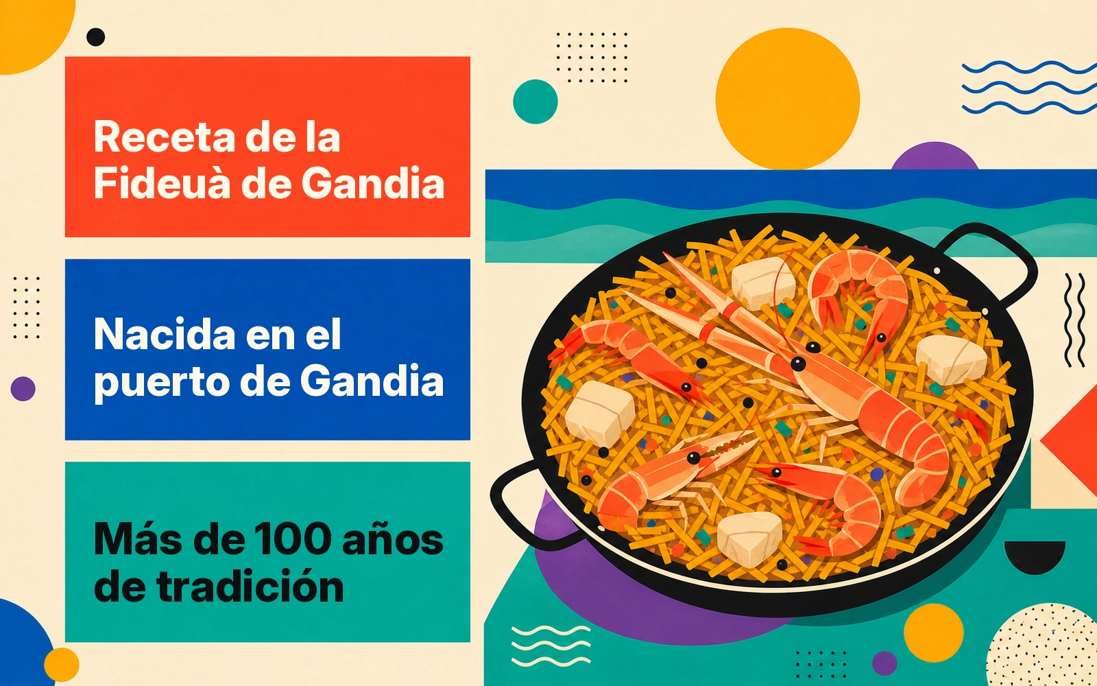 Receta de la Fideuà de Gandia