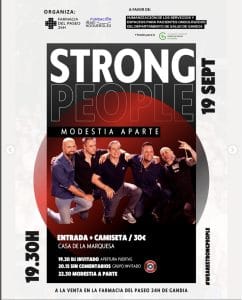 Official poster for Strong People Gandia 2026