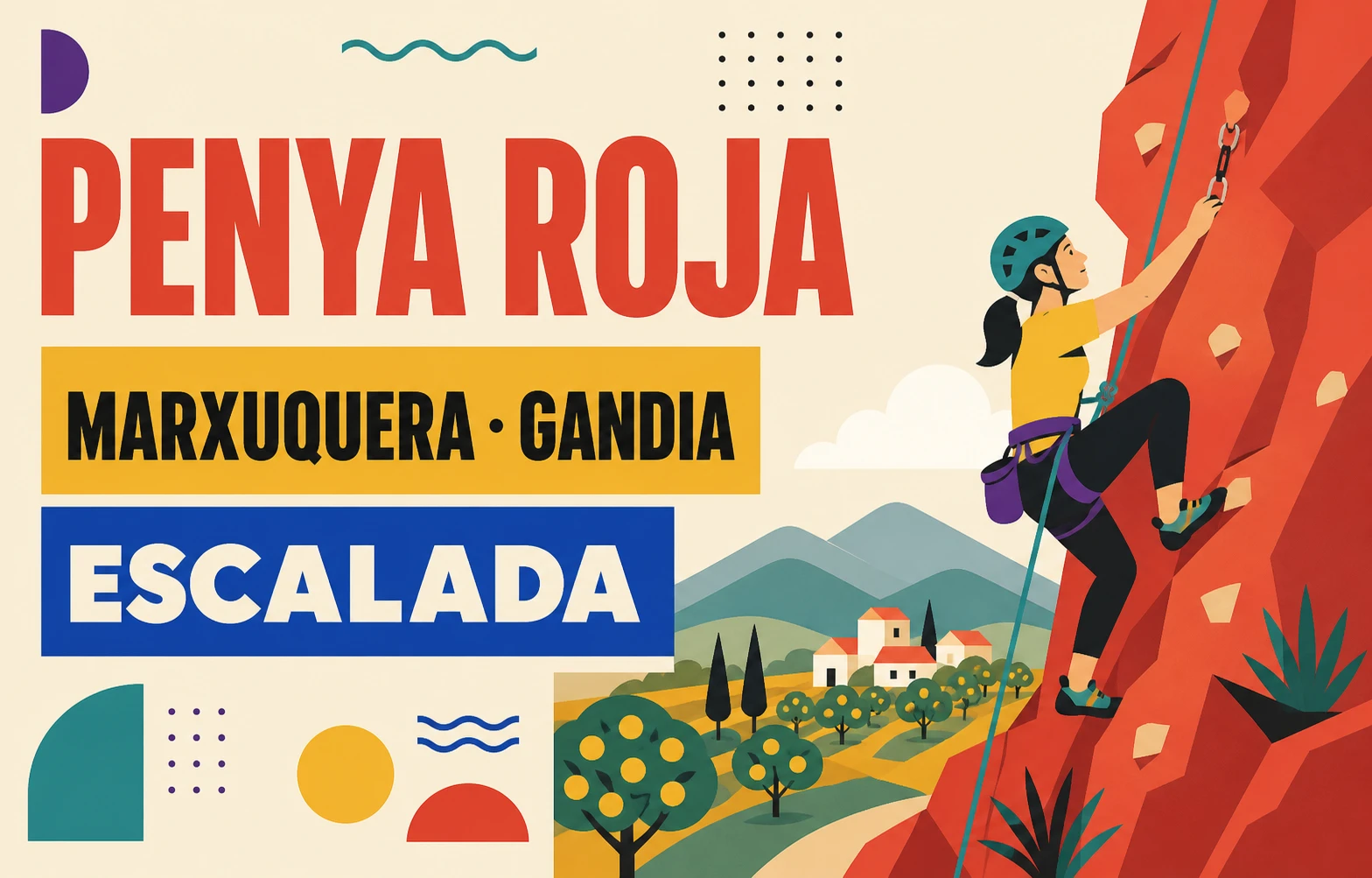 Penya Roja de Marxuquera: la escuela de escalada de Gandia