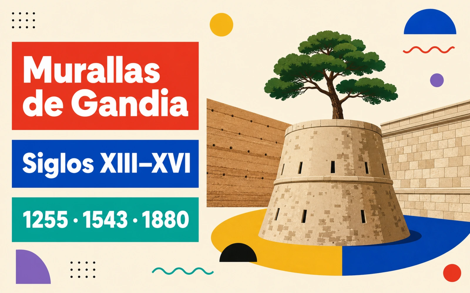Murallas de Gandia: historia, Torreón del Pino y restos conservados