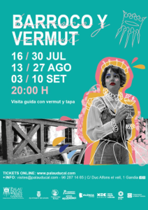Affiche officielle de Baroque et vermouth au Palau Ducal de Gandia