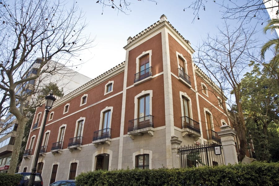 Fachada exterior de la Casa de la Marquesa de Gandia