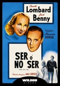 Classic movie poster for To Be or Not to Be screened at Wilder Cinema.