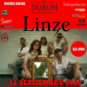 Poster for the Linze concert at The Dublin Gandia