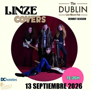 Cartel del concierto de Linze Covers en The Dublin Gandia