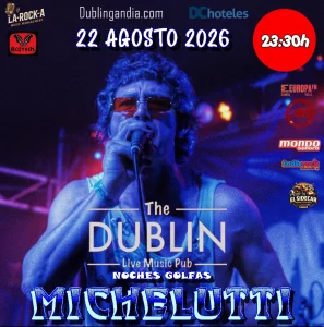 Poster for the Michelutti concert at The Dublin Gandia