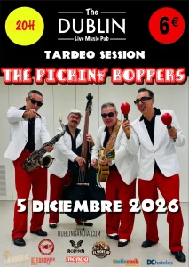 Poster for the THE PICKIN´ BOPPERS concert at The Dublin Gandia