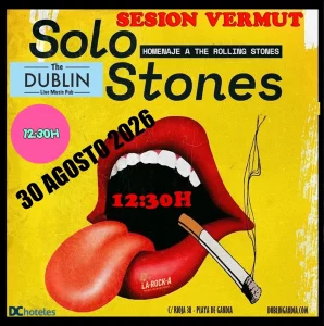 Cartel del concierto de Solo Stone en The Dublin Gandia