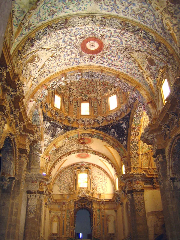 Bóvedas decoradas de la iglesia de Santa Maria de la Valldigna