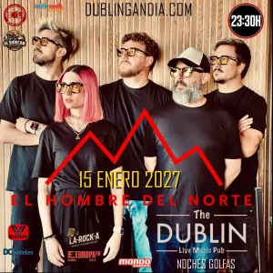 Affiche du concert de EL HOMBRE DEL NORTE au Dublin Gandia