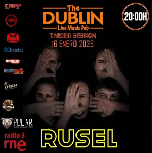 Affiche du concert de RUSEL au Dublin Gandia
