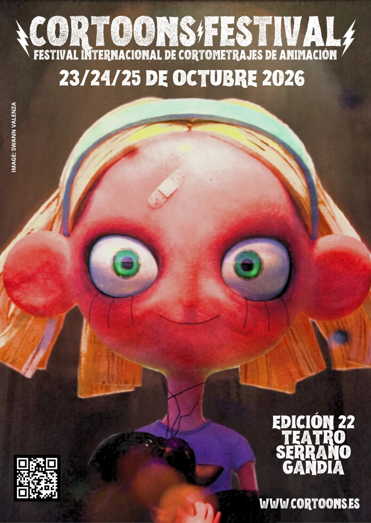 Cortoons Gandia 2026: programa del festival de cortometrajes de animación (23-25 de octubre)