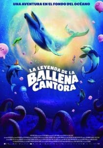 Official animated movie poster for La leyenda de la ballena cantora