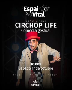 Affiche du spectacle de comédie gestuelle Circhop Life à Espai Vital, La Vital
