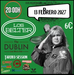 Cartel del concierto de LOS BELTER en The Dublin Gandia