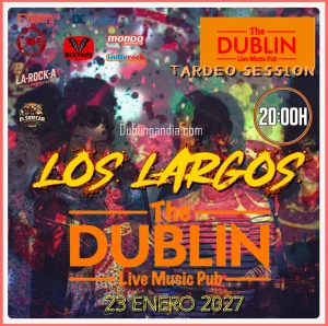 Affiche du concert de LOS LARGOS au Dublin Gandia