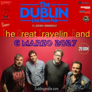 Cartel del concierto de THE GRAT TRAVELIN' BAND en The Dublin Gandia